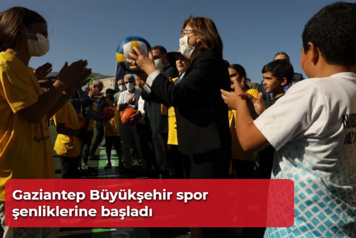 Gaziantep Büyükşehir spor şenliklerine başladı 
