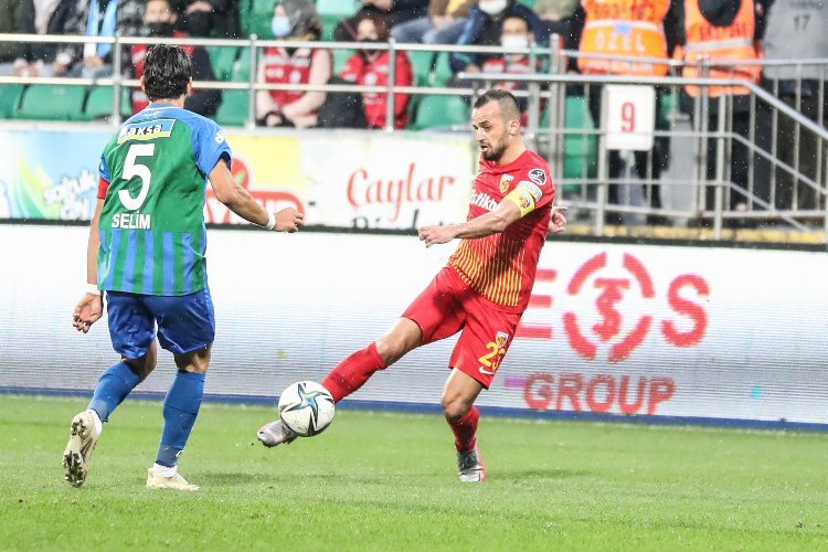 Rizespor Kayseri'yi tek golle geçti