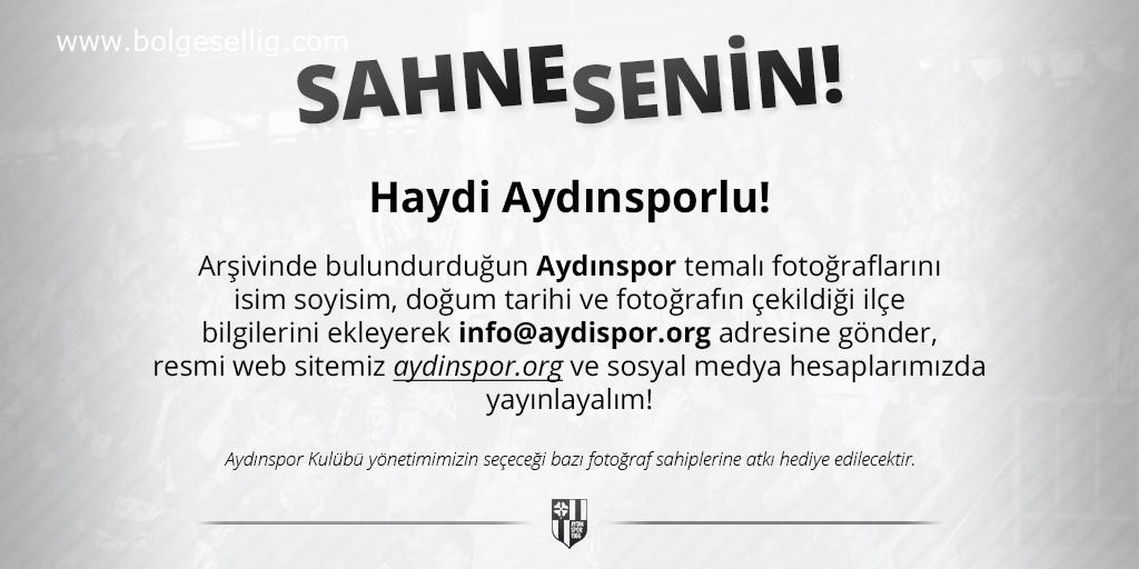Aydınspor, Fotoğraf Kampanyası Başlattı
