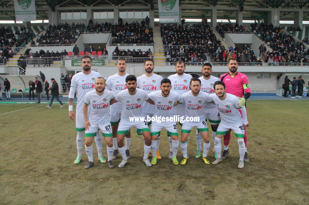 Amasyaspor ilk yarıyı farklı galibiyetle kapadı