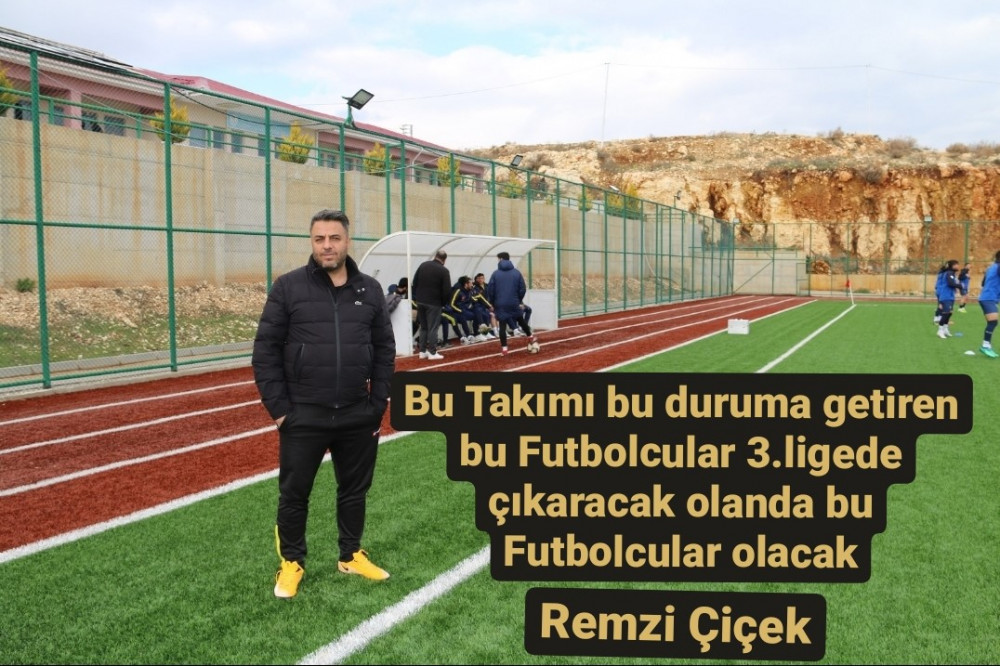 Bitlis Özgüzelderespor Teknik Direktörü Remzi Çiçek'ten açıklama