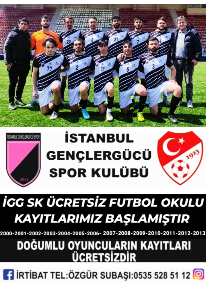 İstanbul Gençlergücü Spor Kulübü Camiasın'dan ücretsiz futbol okulu