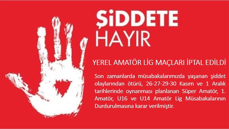 İstanbul'da Amatör Maçlar Ertelendi
