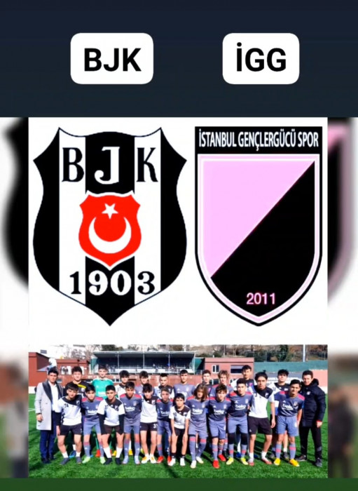 Beşiktaş İstanbul Gençlergücü Maçında Dostluk Kazandı